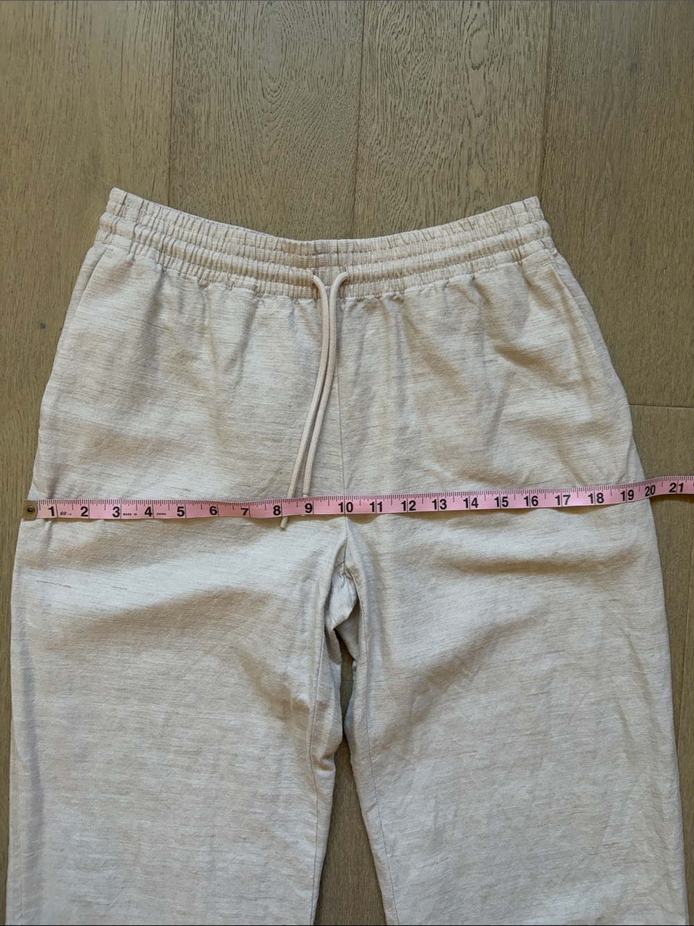 Aritzia Wide Leg Pants in Light Beige - Picture 8 of 16